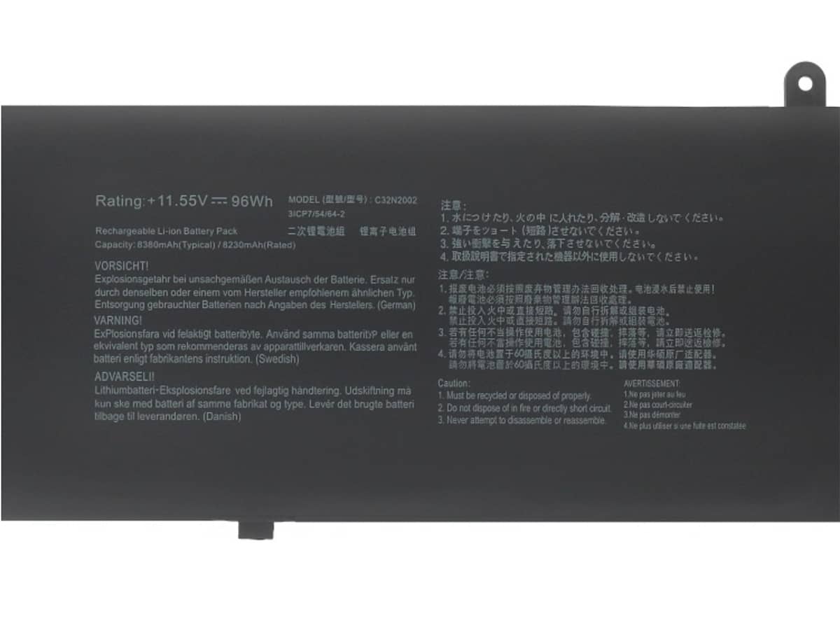 (Bild für) 11.55V 96Wh Laptop Akku für ASUS 0B200-03770000