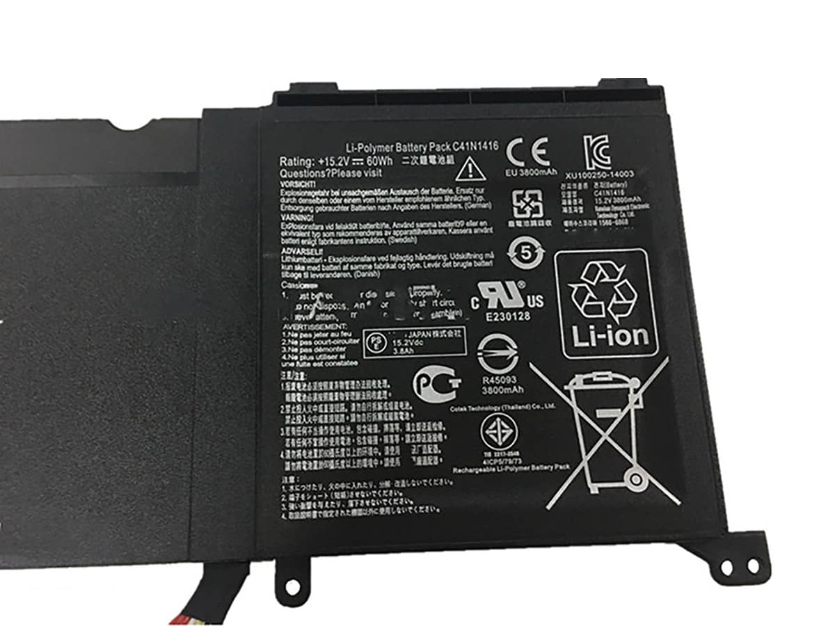 (Bild für) 15.2V 60Wh Laptop Akku für ASUS 0B200-01250100