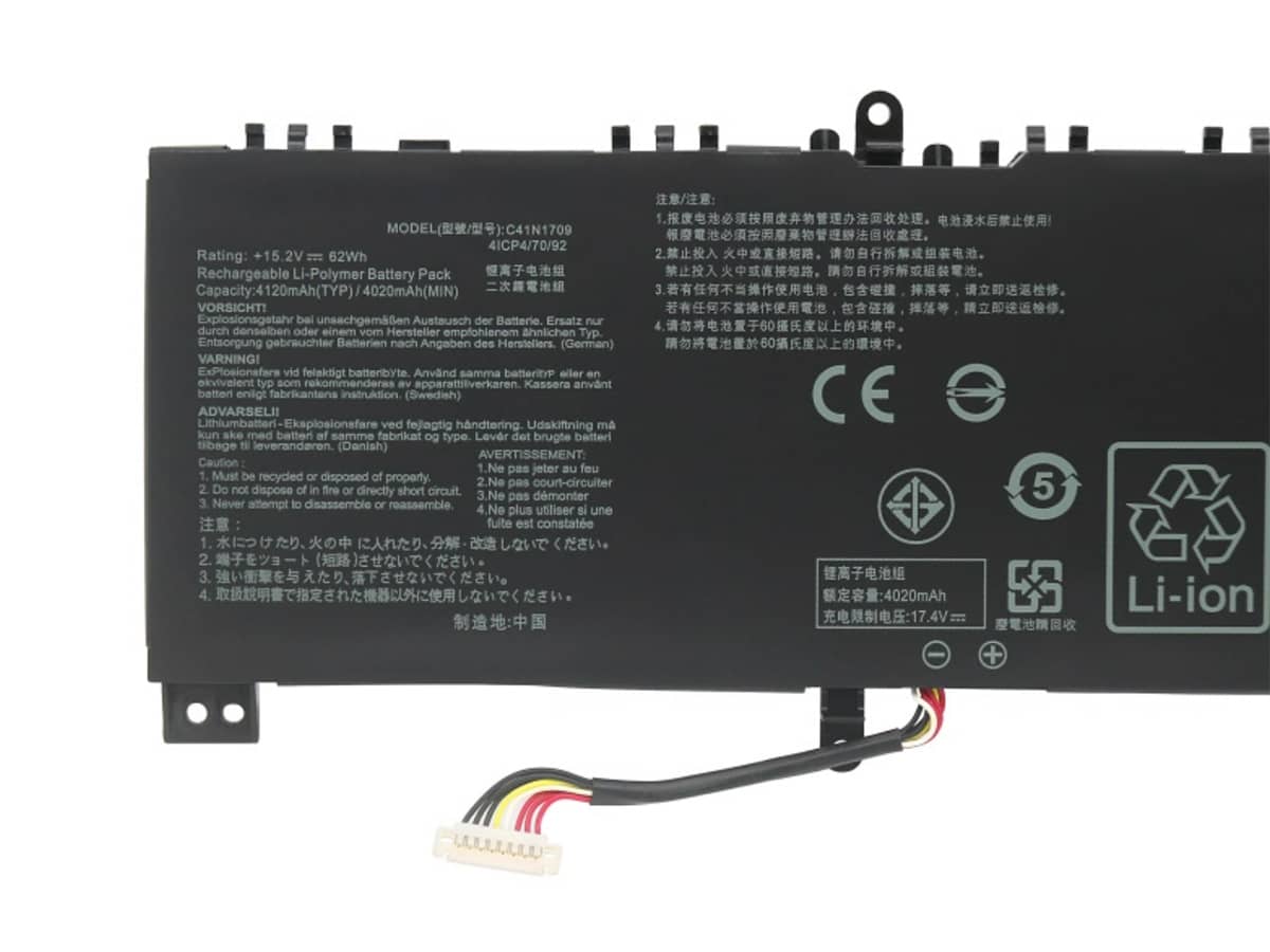 (Bild für) 15.2V 62Wh Laptop Akku für ASUS 0B200-02730000