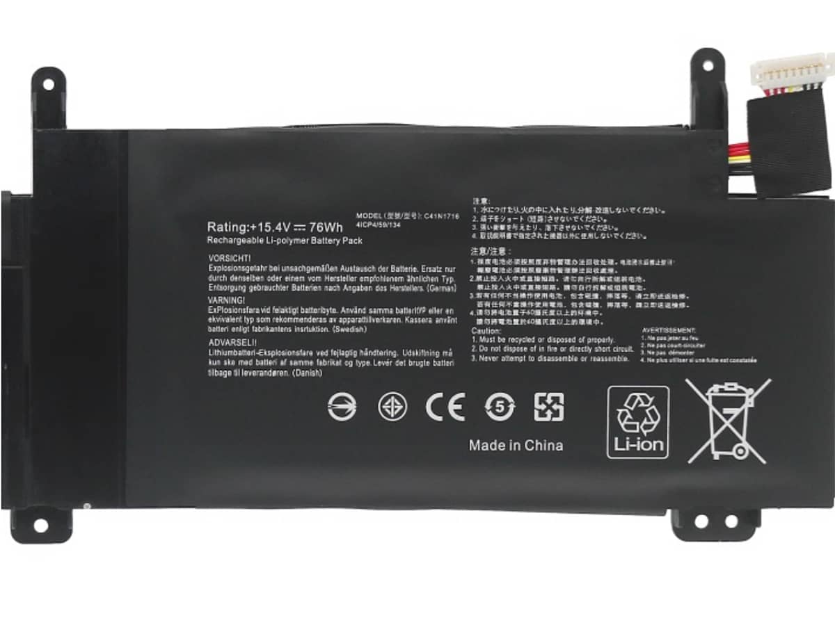 (Bild für) 15.4V 76Wh Laptop Akku für ASUS 0B200-02770000