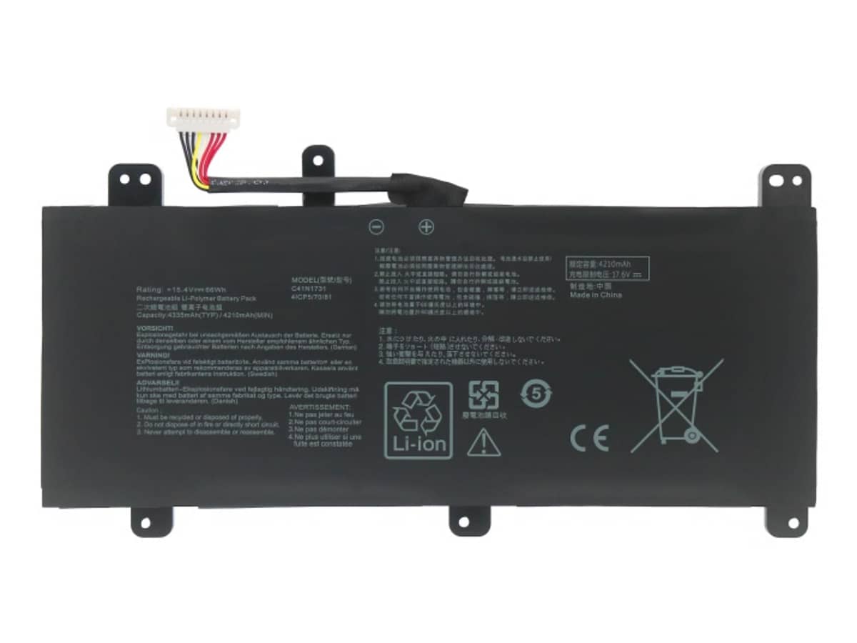 (Bild für) 15.4V 66Wh Laptop Akku für ASUS 0B200-02940000