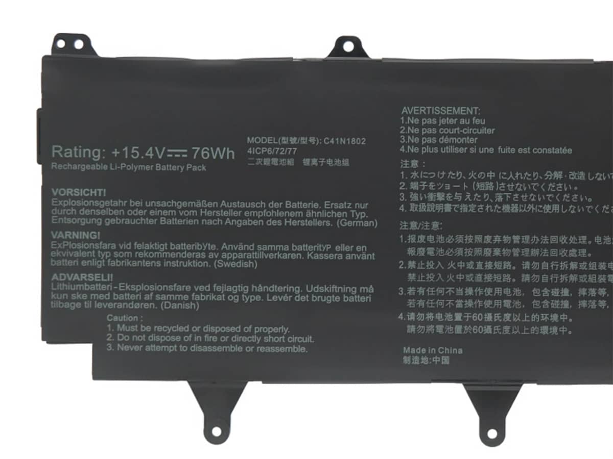 (Bild für) 15.4V 76Wh Laptop Akku für ASUS 0B200-03140100