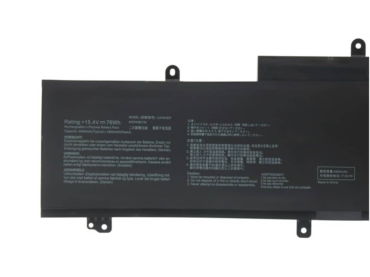 (Bild für) 15.4V 76Wh Laptop Akku für ASUS 0B200-03380100