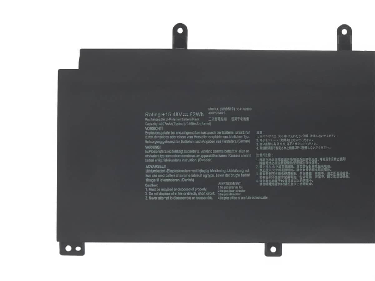 (Bild für) 15.48V 62Wh Laptop Akku für ASUS 0B200-03850000