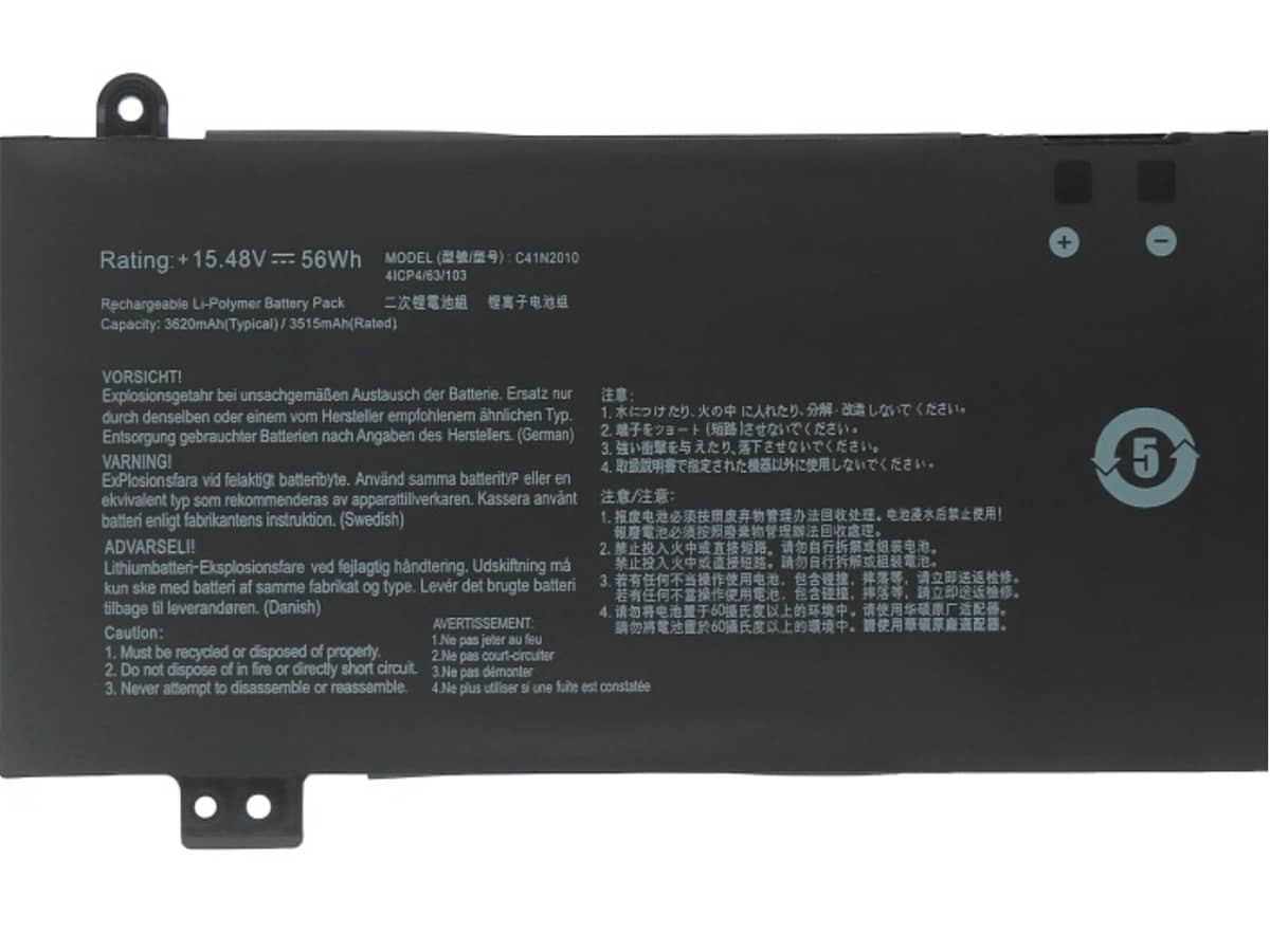 (Bild für) 15.48V 56Wh Laptop Akku für ASUS 0B200-03890000
