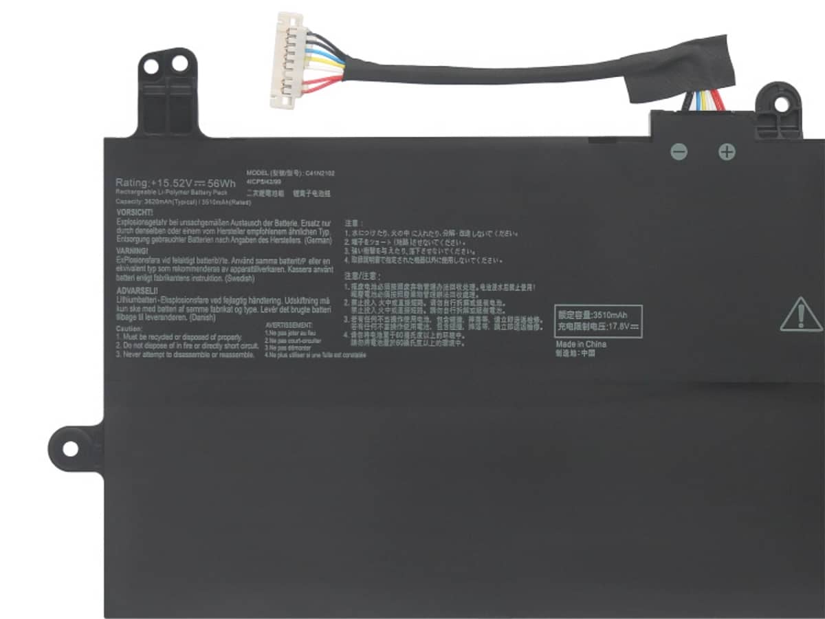 (Bild für) 15.52V 56Wh Laptop Akku für ASUS 0B200-04100000