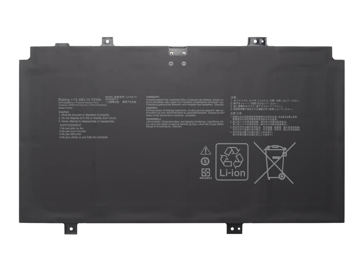 15.48V 75Wh Laptop Akku für ASUS 0B200-04220000