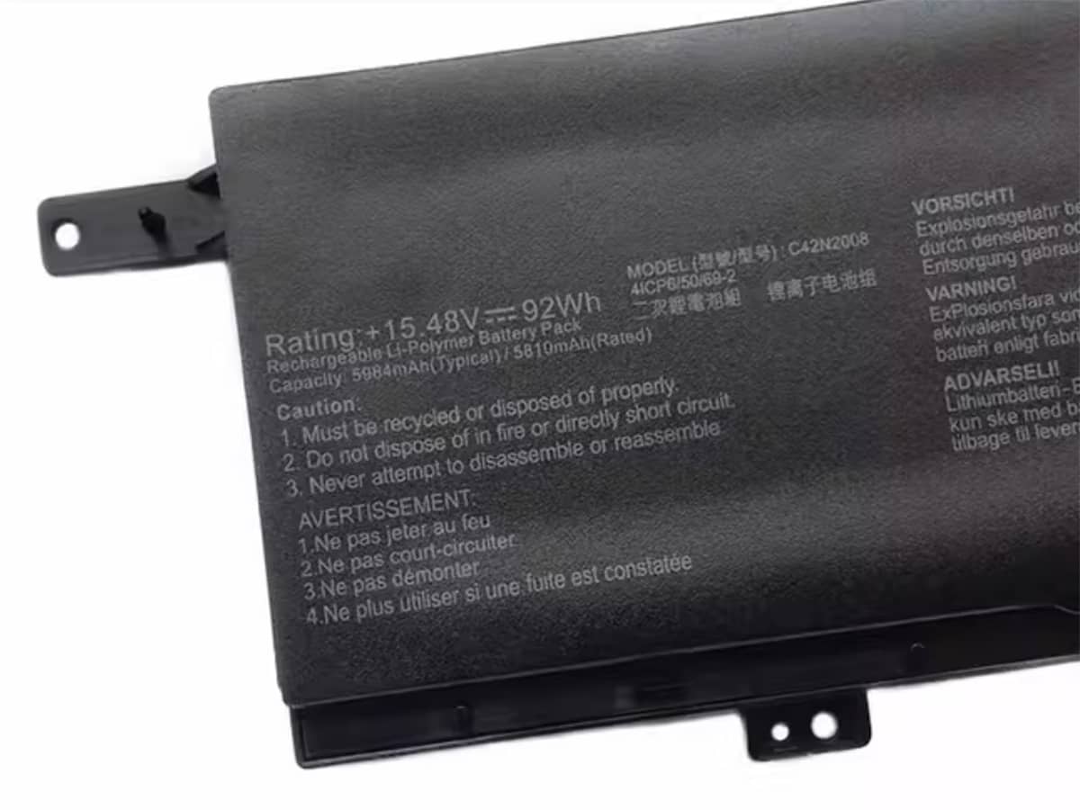 (Bild für) 15.48V 92Wh Laptop Akku für ASUS 0B200-03840000