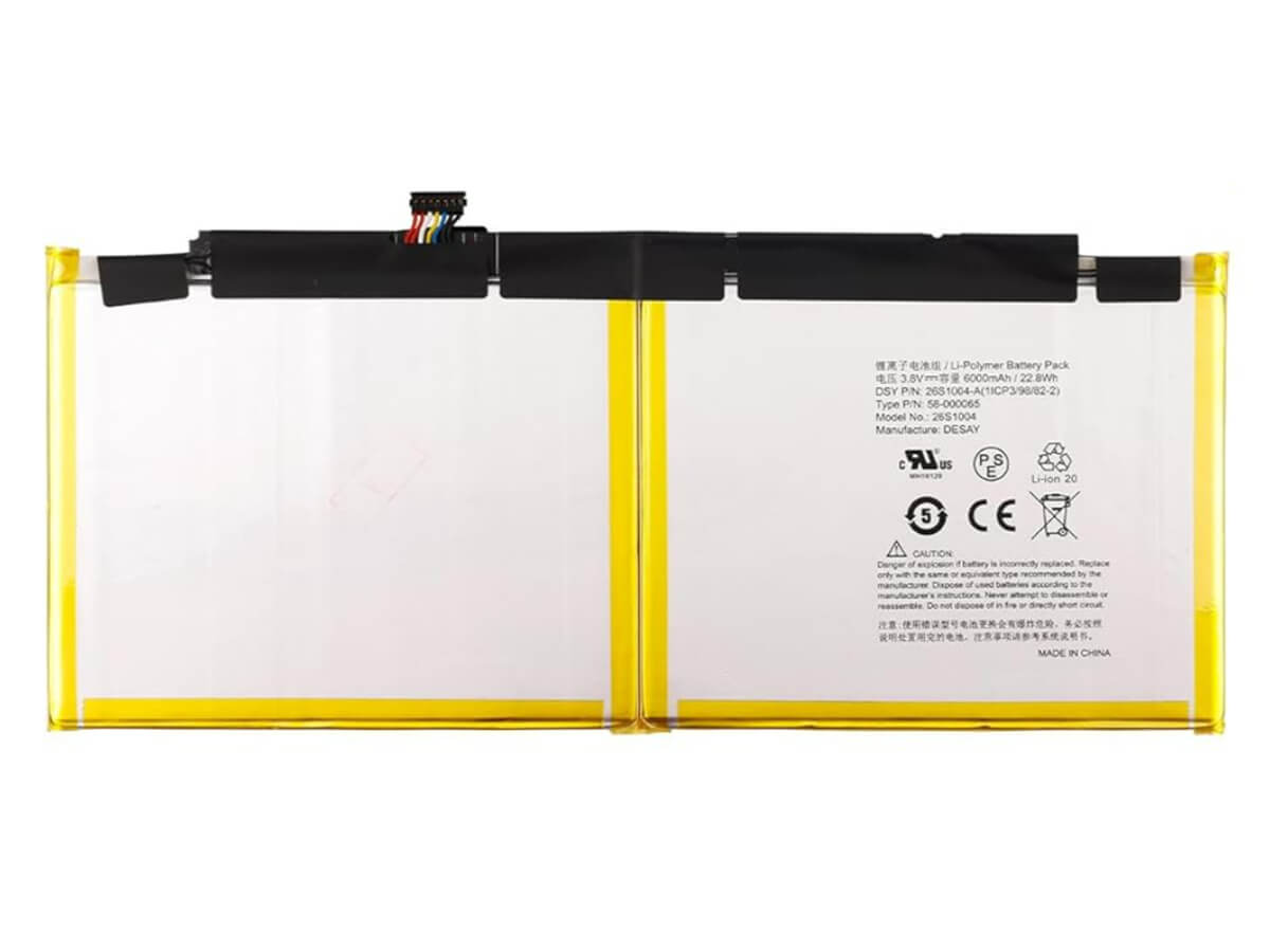 3.8V 22.8Wh Laptop Akku für AMAZON 26S1004
