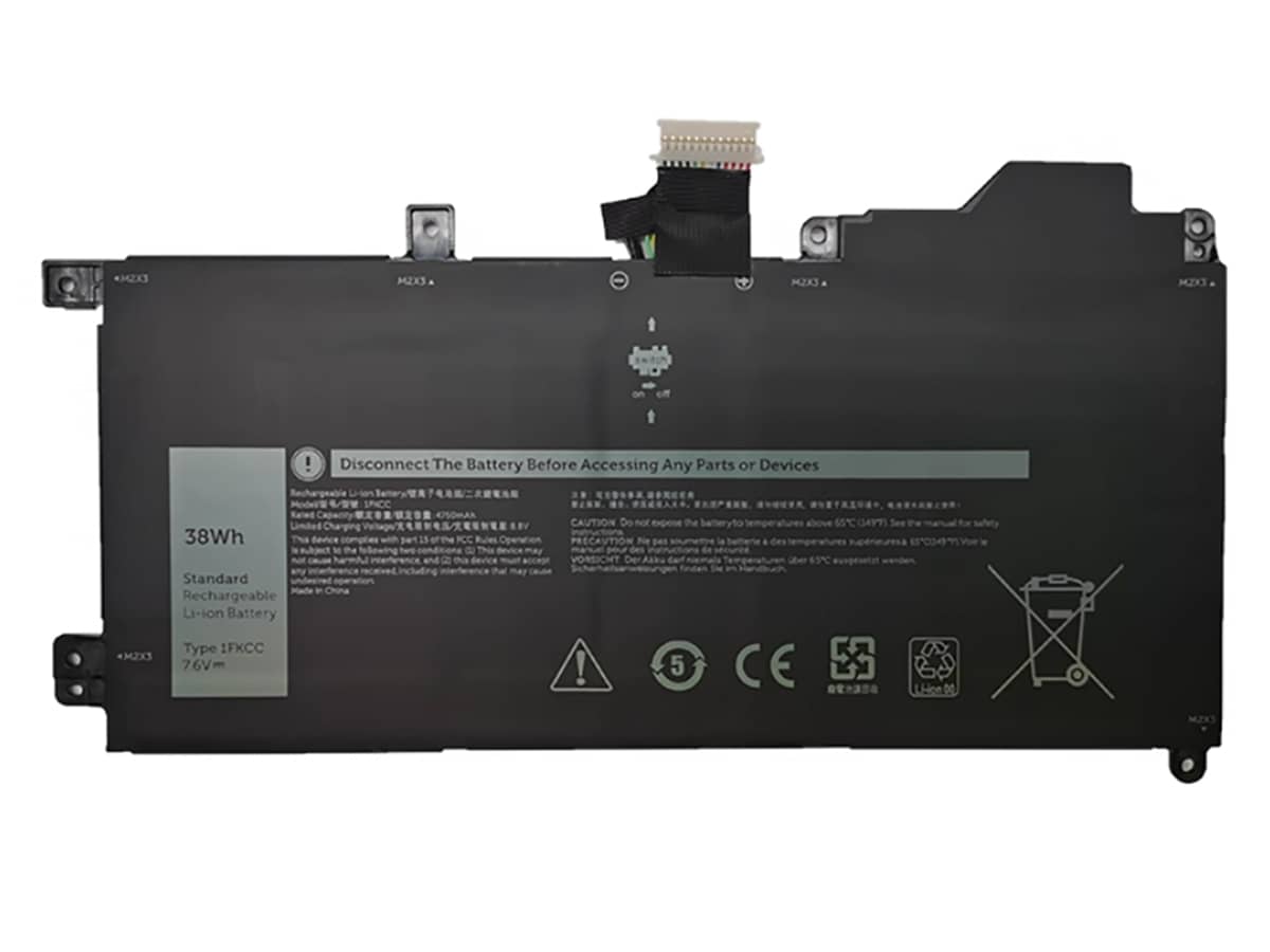 7.6V 38Wh Laptop Akku für Dell 0D9J00