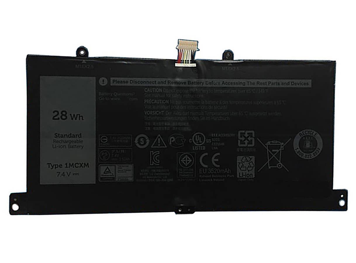 7.4V 28Wh Laptop Akku für Dell 1MCXM