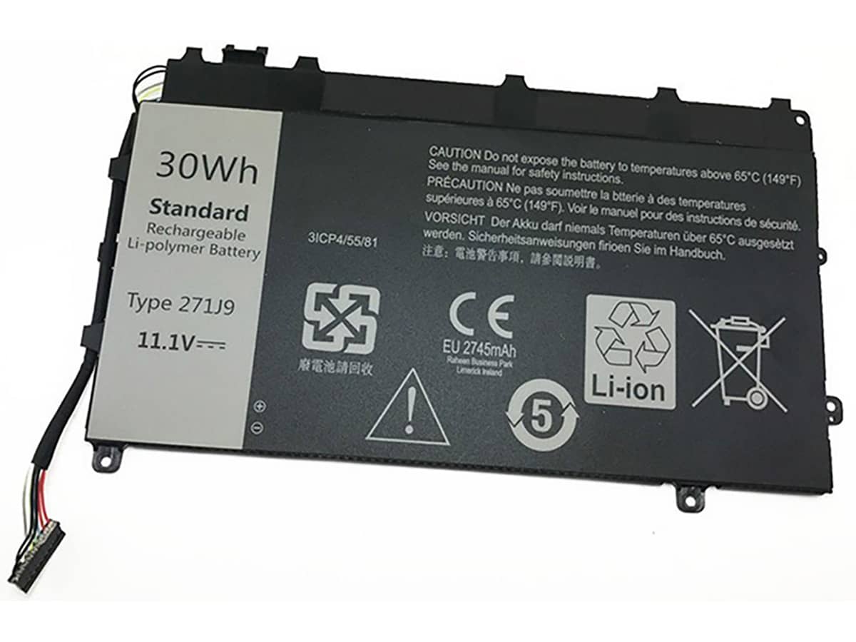 11.1V 30Wh Laptop Akku für Dell 0271J9