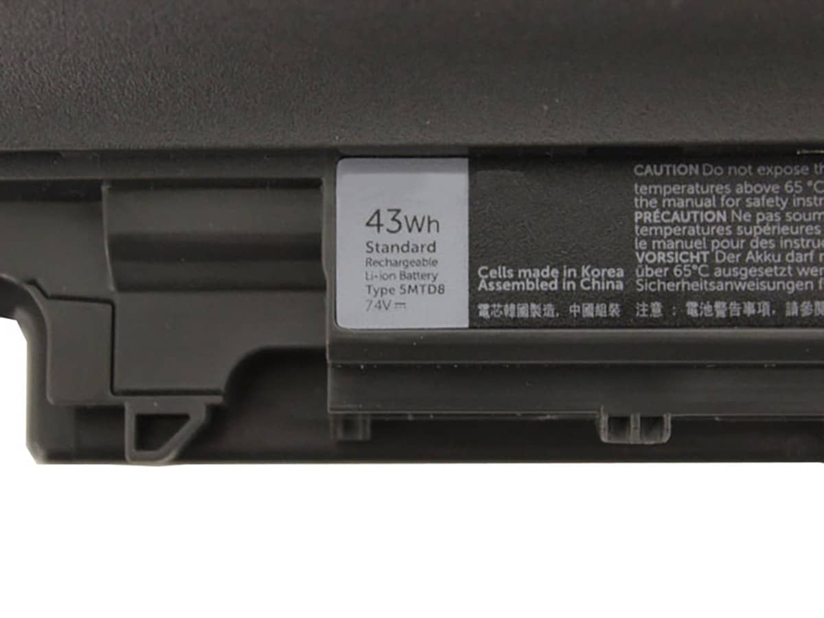 (Bild für) 7.4V 33Wh Laptop Akku für Dell 5MTD8