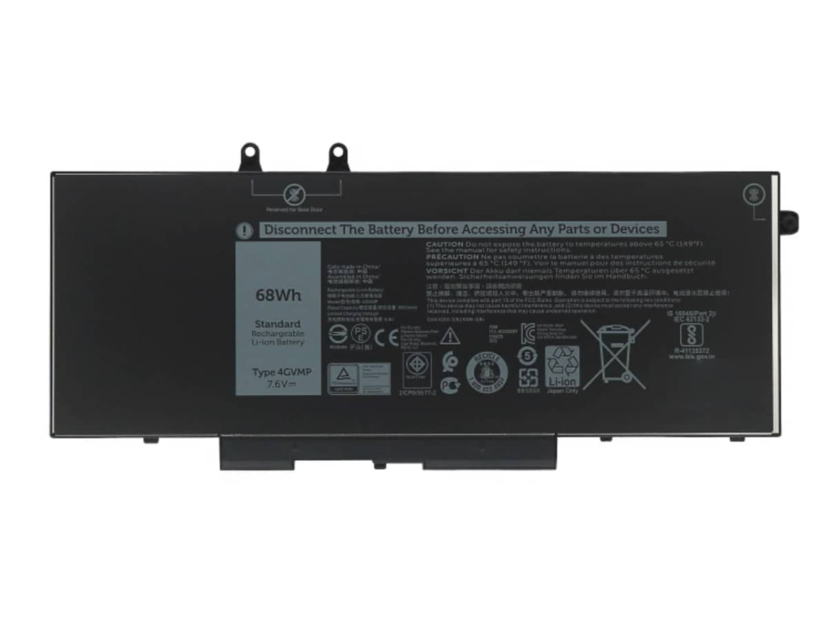 7.6V 68Wh Laptop Akku für Dell 04GVMP