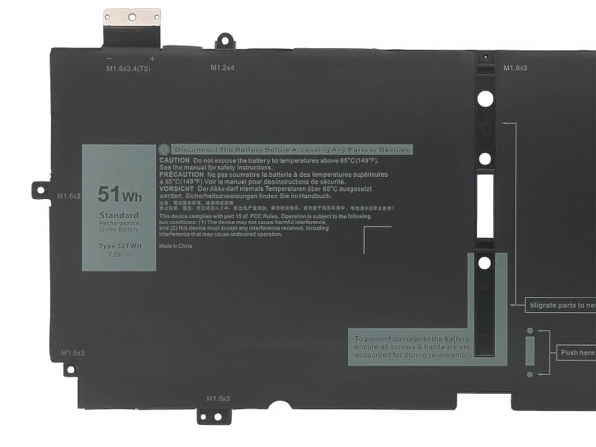 (Bild für) 7.6V 51Wh Laptop Akku für Dell 00FDRT