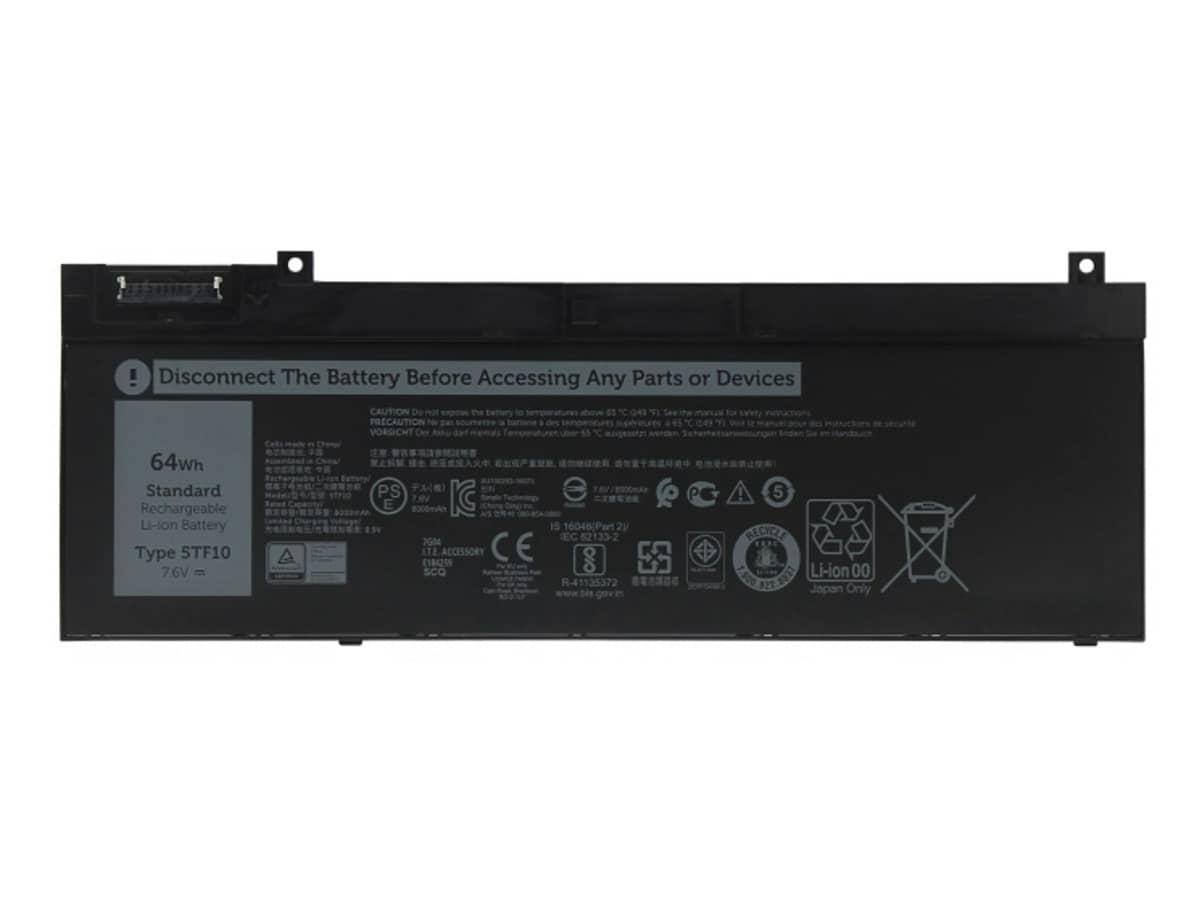 7.6V 64Wh Laptop Akku für Dell 0H6K6V