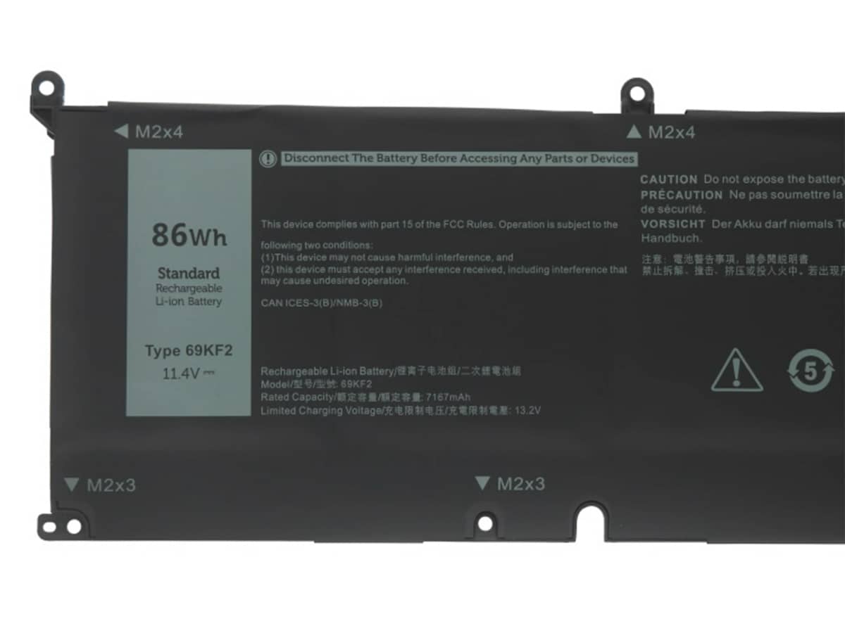 (Bild für) 11.4V 86Wh Laptop Akku für Dell 070N2F