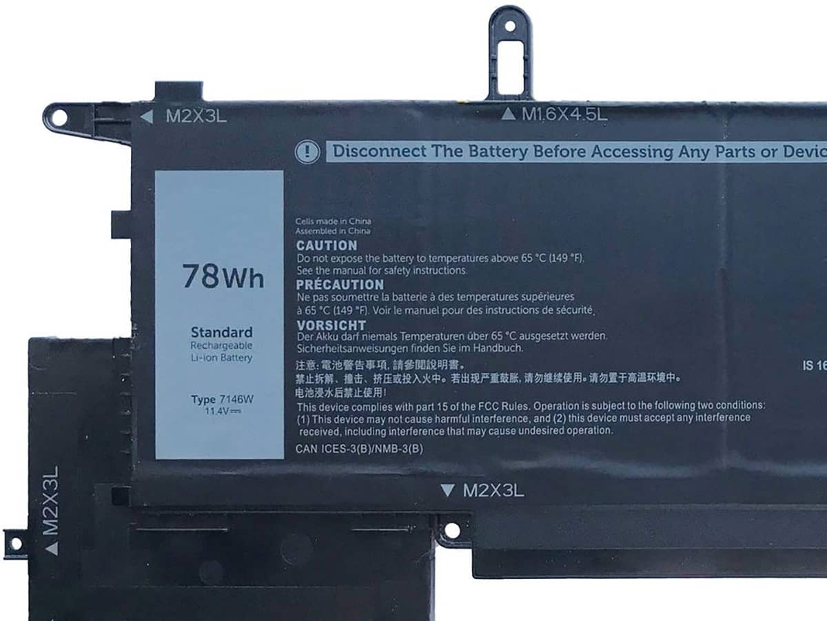 (Bild für) 11.4V 78Wh Laptop Akku für Dell 02K0CK