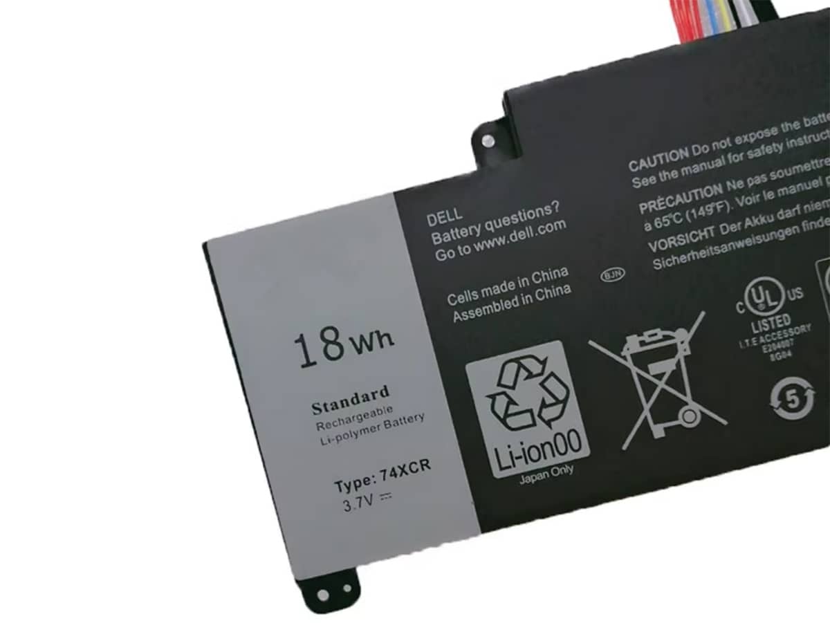 (Bild für) 3.7V 18Wh Laptop Akku für Dell 074XCR