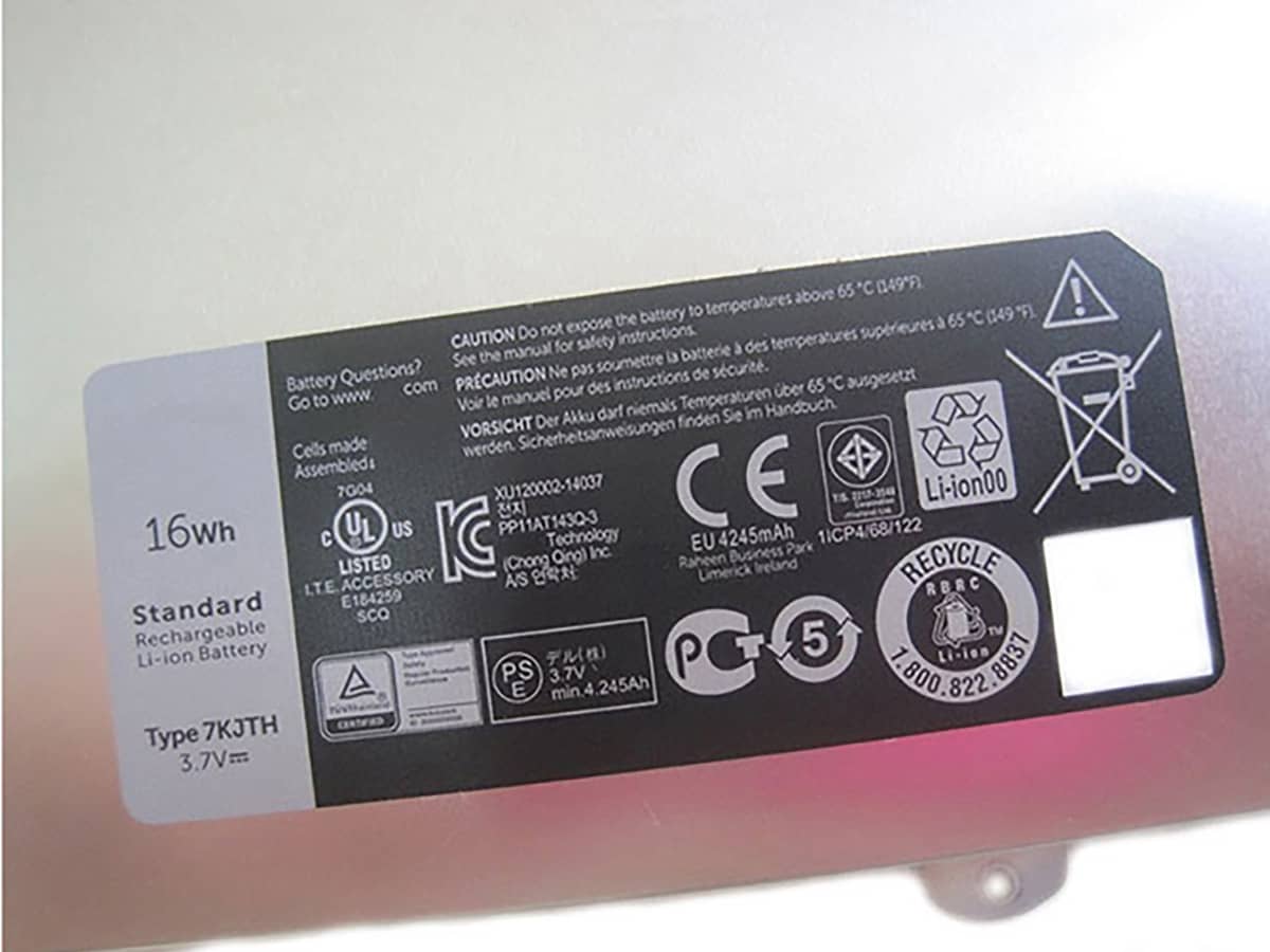 (Bild für) 3.7V 16Wh Laptop Akku für Dell 0J6PX6