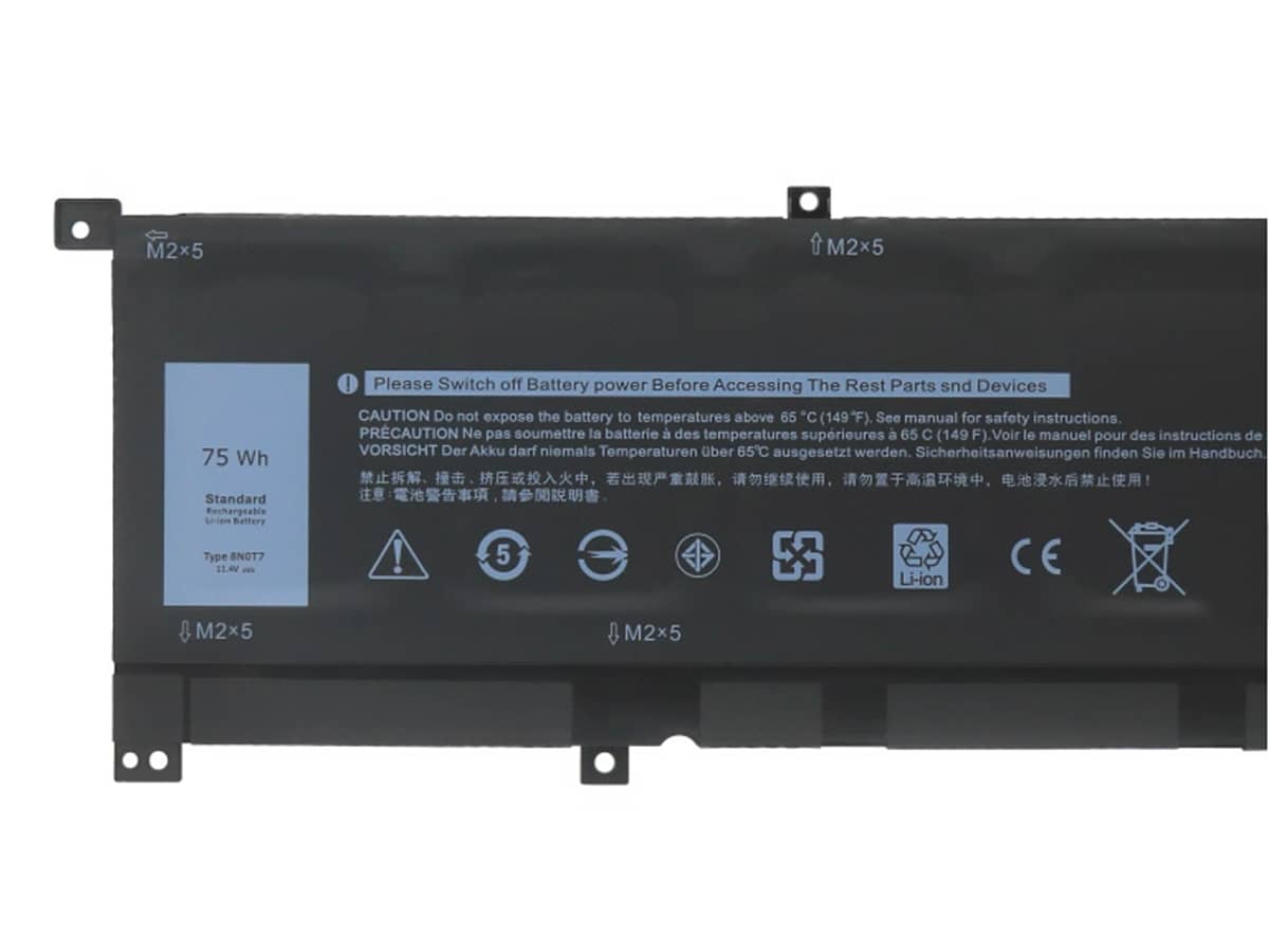 (Bild für) 11.4V 75Wh Laptop Akku für Dell 0TMFYT