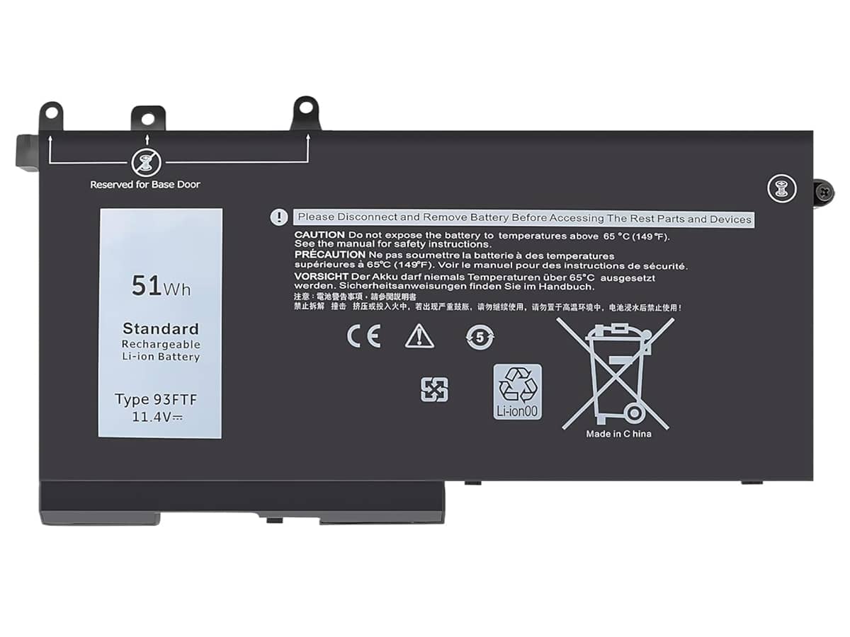 11.4V 51Wh Laptop Akku für Dell 04YFVG