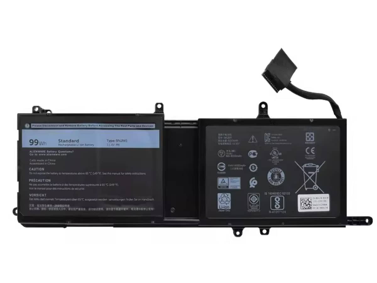 11.4V 99Wh Laptop Akku für Dell 9NJM1