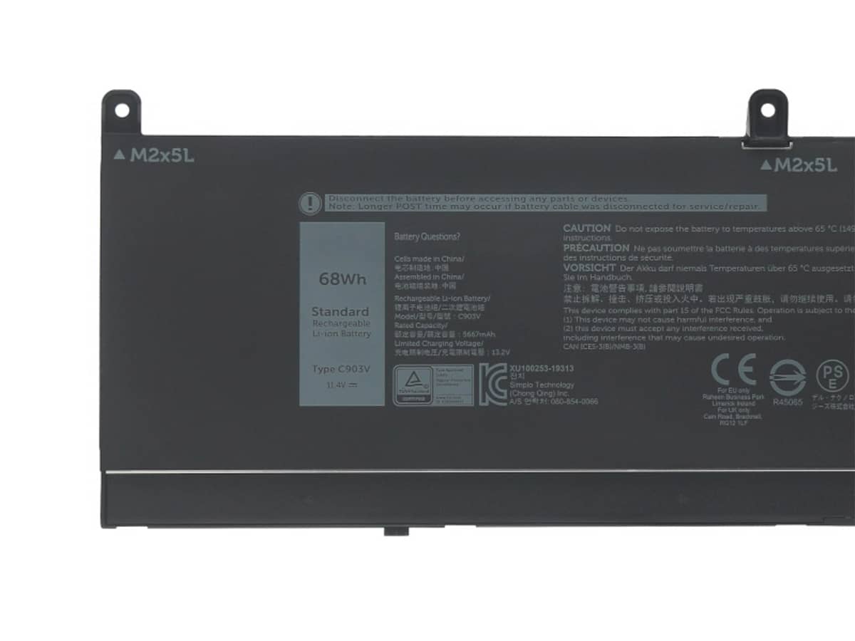 (Bild für) 11.4V 68Wh Laptop Akku für Dell C903V