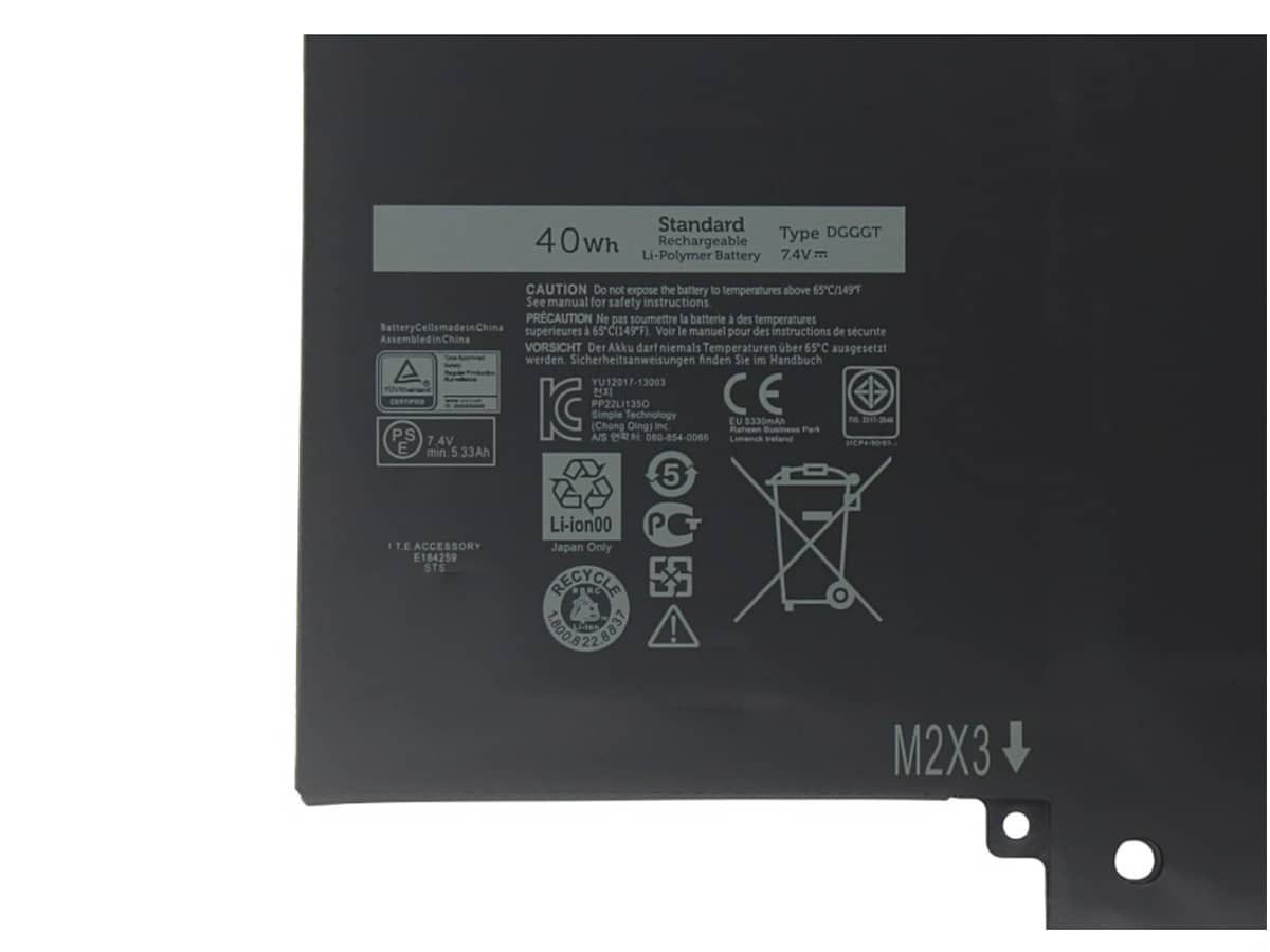 (Bild für) 7.4V 40Wh Laptop Akku für Dell 0DGGGT