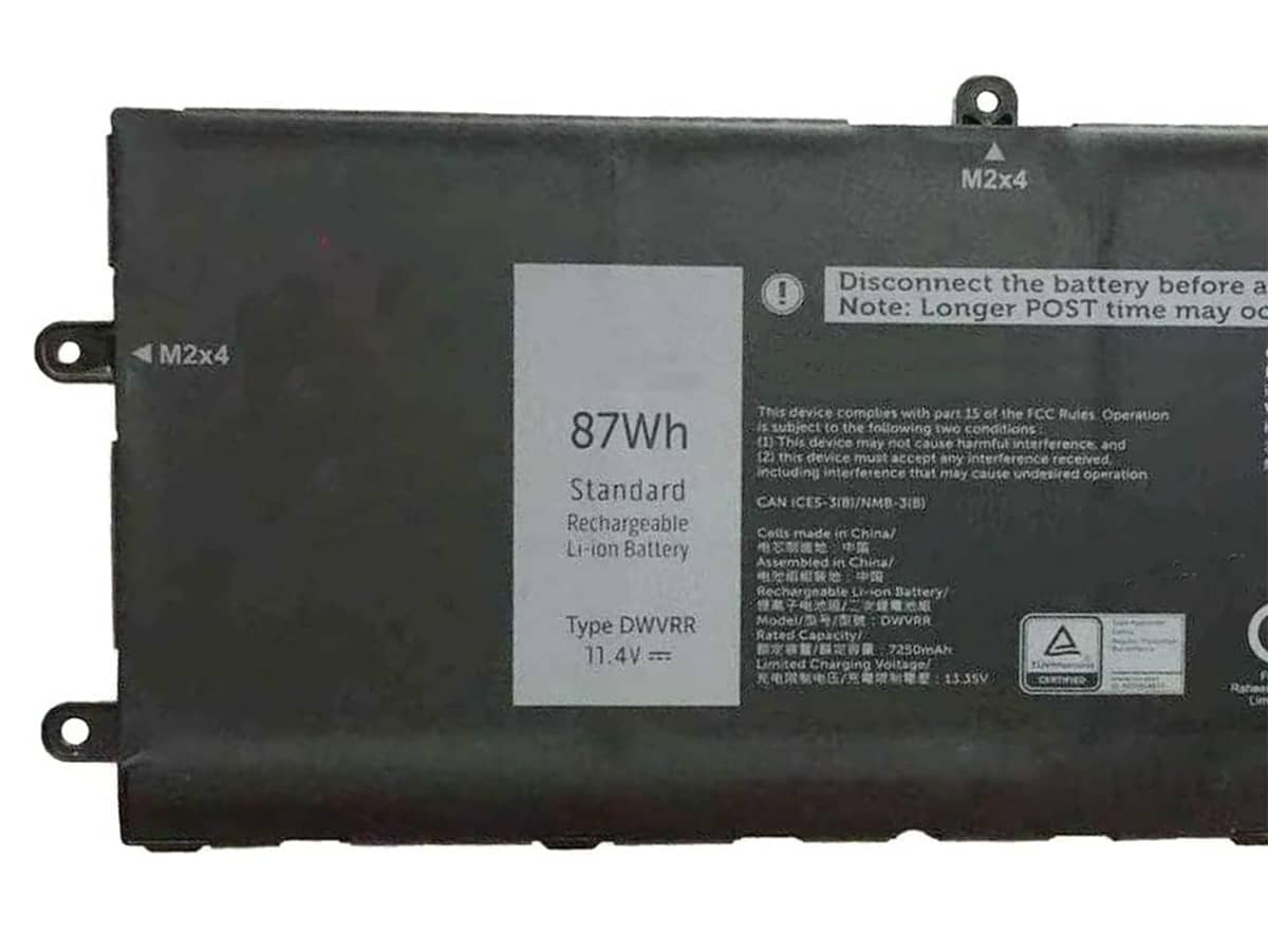 (Bild für) 11.4V 87Wh Laptop Akku für Dell 0817GN
