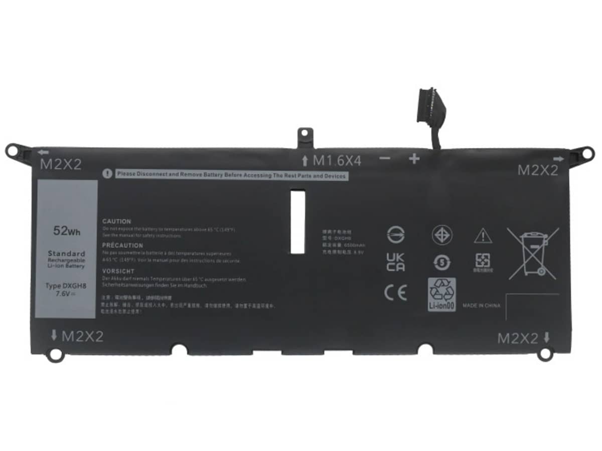 7.6V 52Wh Laptop Akku für Dell 0H754V