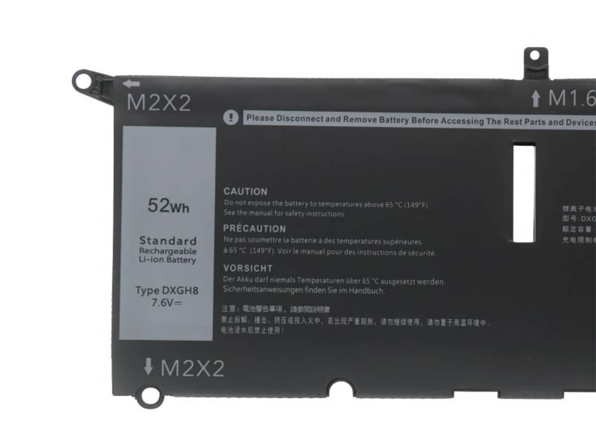 (Bild für) 7.6V 52Wh Laptop Akku für Dell 0H754V