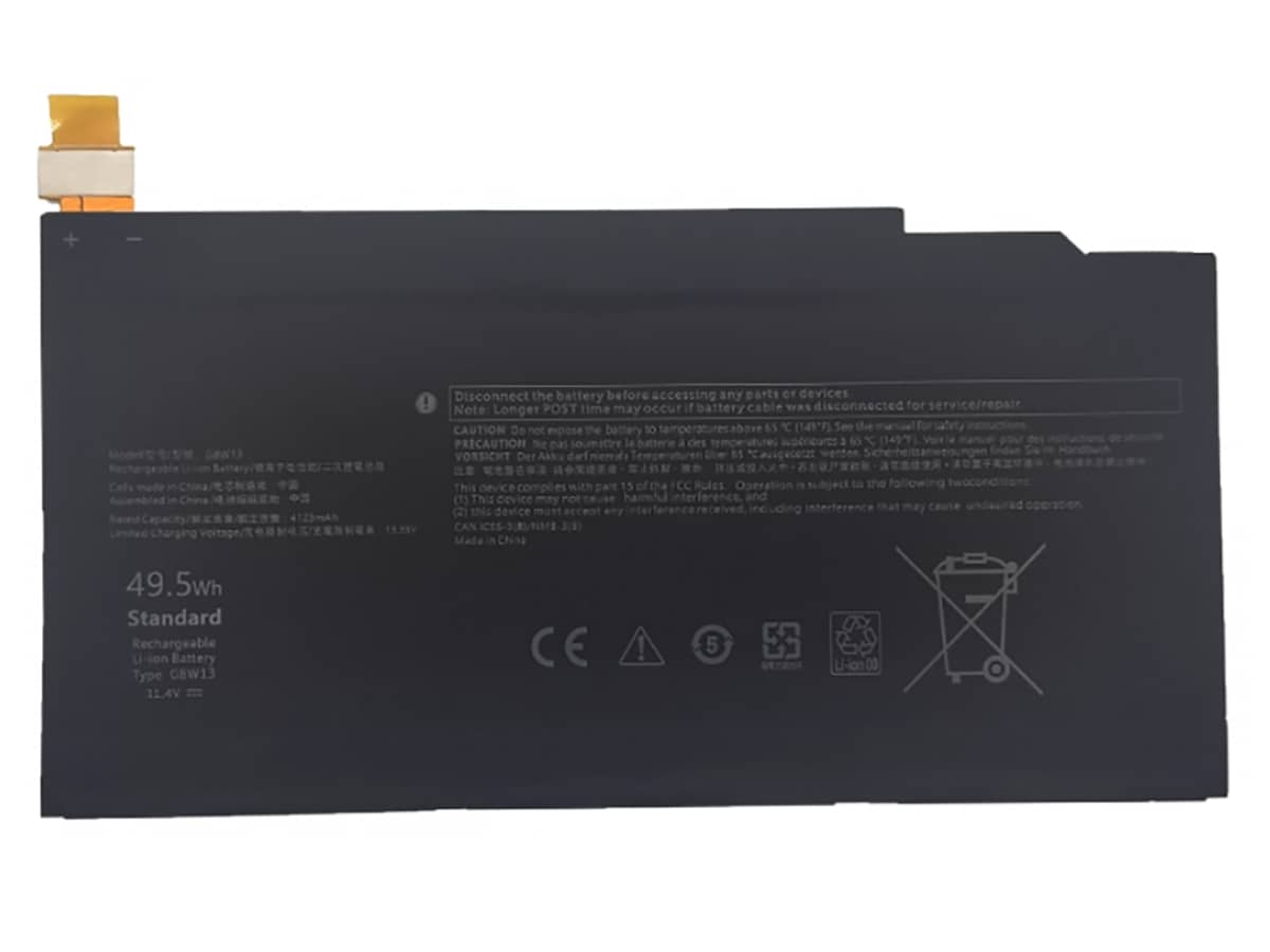 11.4V 49.5Wh Laptop Akku für Dell 07HFP9