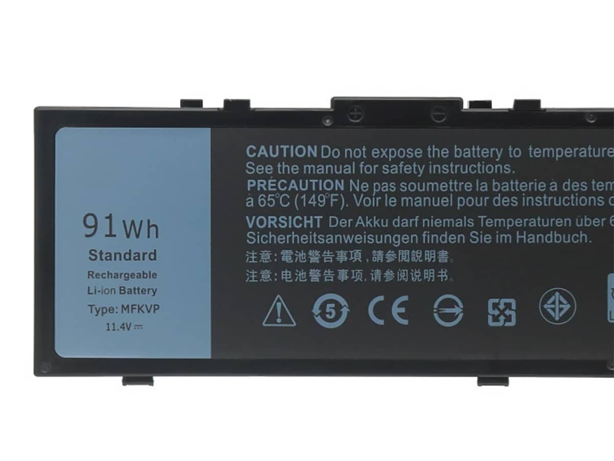 (Bild für) 11.4V 91Wh Laptop Akku für Dell 1G9VM