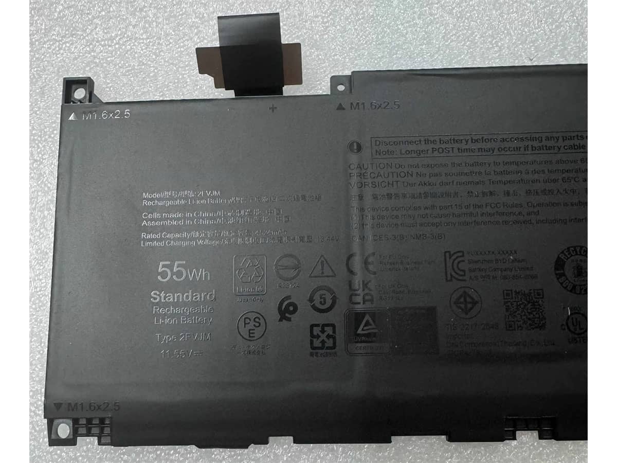 (Bild für) 11.55V 55Wh Laptop Akku für Dell 0NXRKW