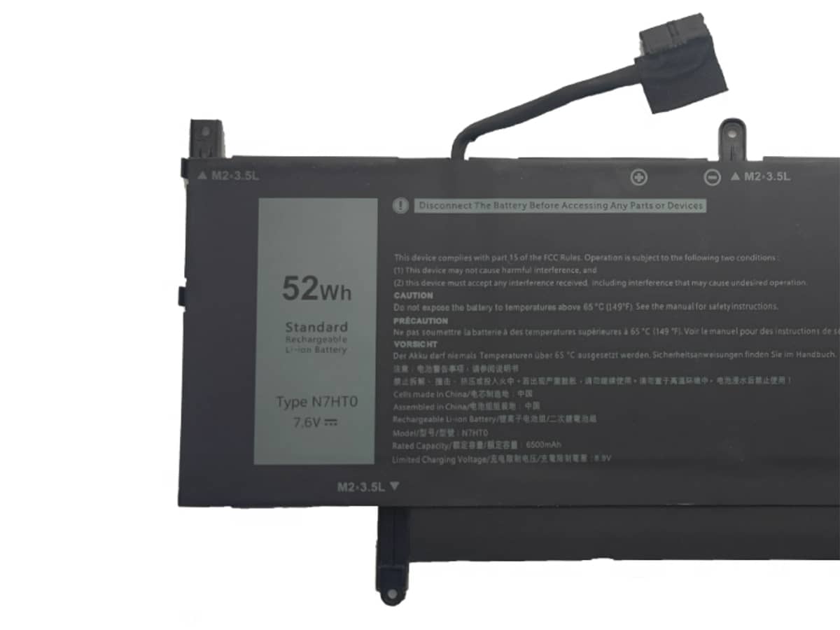 (Bild für) 7.6V 52Wh Laptop Akku für Dell 8NFC7