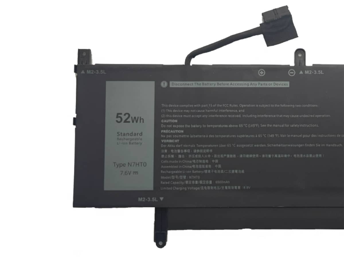 (Bild für) 7.6V 52Wh Laptop Akku für Dell 8NFC7