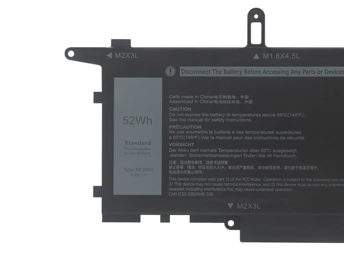 (Bild für) 7.6V 52Wh Laptop Akku für Dell 085XM8