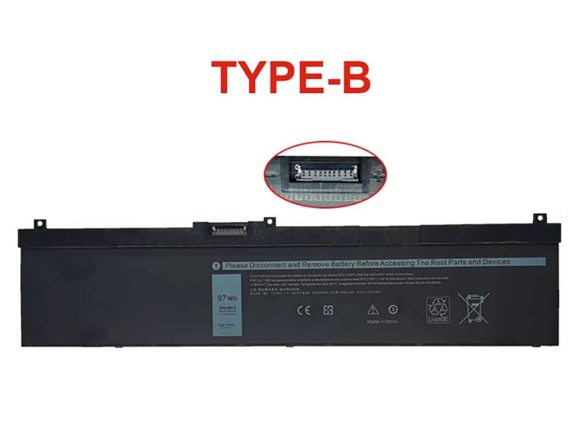 (Bild für) 11.4V 97Wh Laptop Akku für Dell 00WMRC