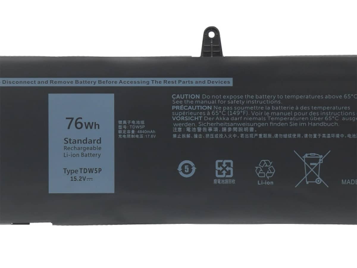 (Bild für) 15.2V 76Wh Laptop Akku für Dell 4RRR3