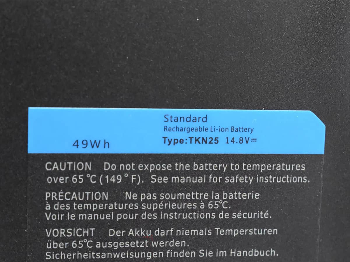 (Bild für) 14.8V 49Wh Laptop Akku für Dell 0V0XTF