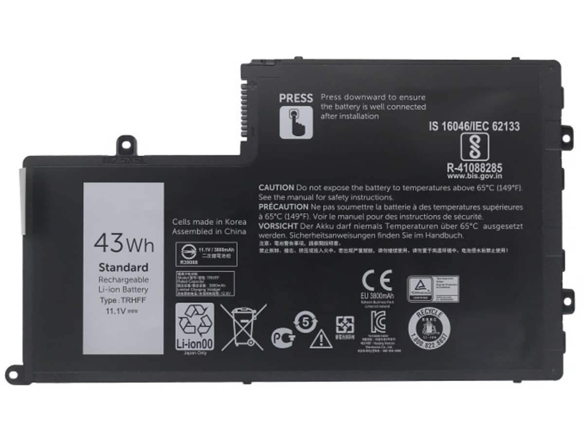 11.1V 43Wh Laptop Akku für Dell 00PD19