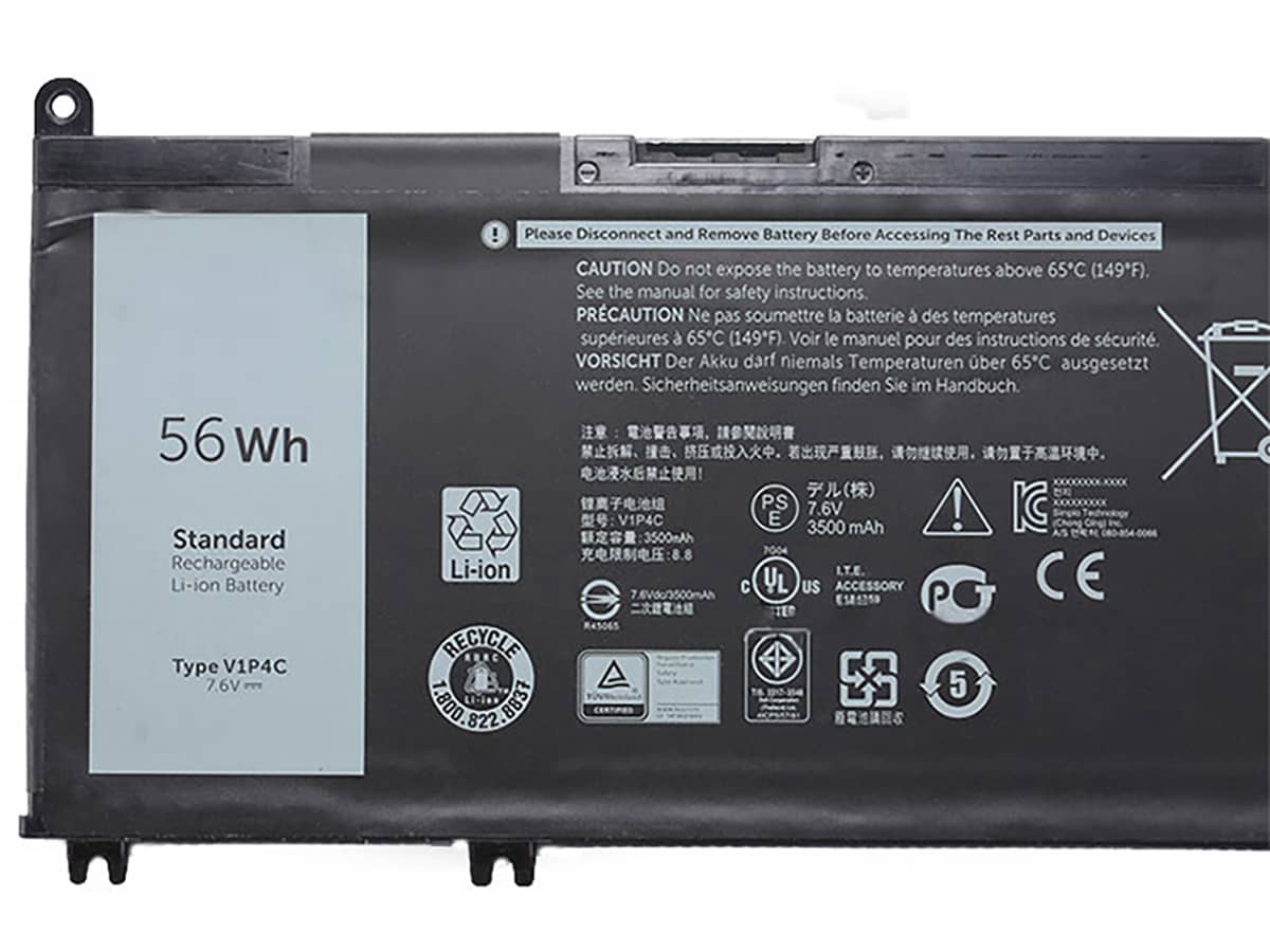 (Bild für) 7.6V 56Wh Laptop Akku für Dell 0V1P4C