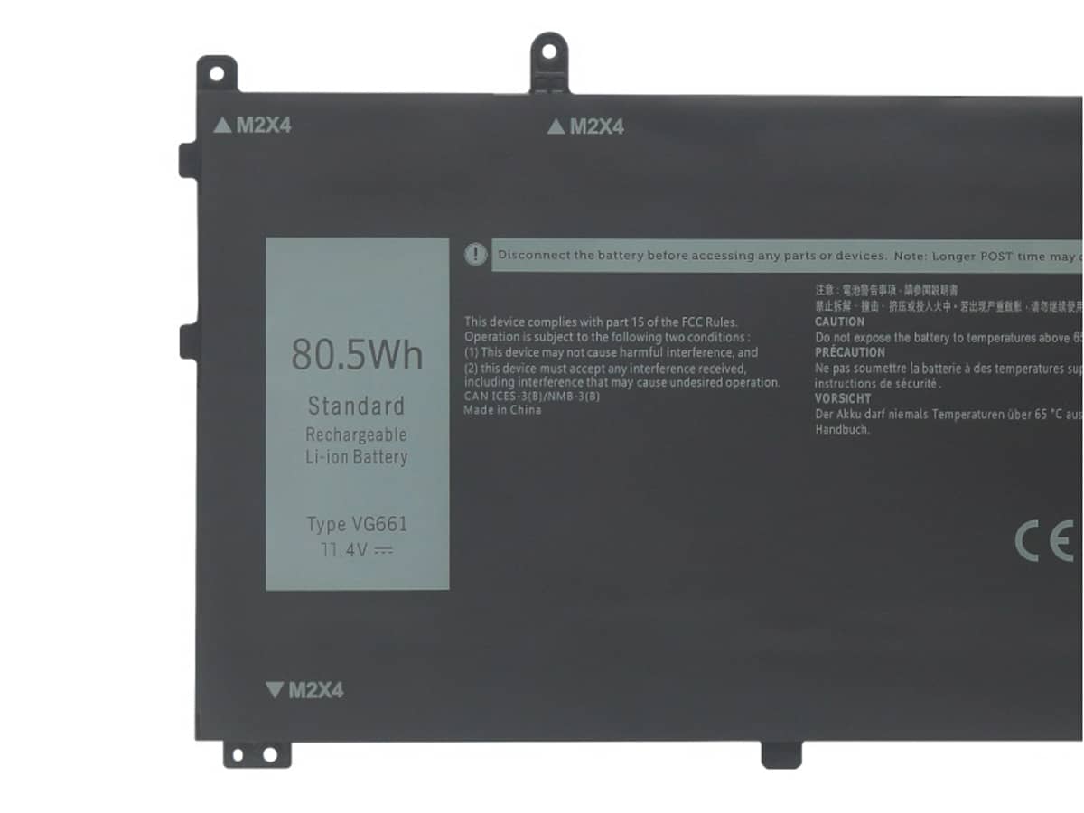 (Bild für) 11.4V 80.5Wh Laptop Akku für Dell Alienware X14 R1
