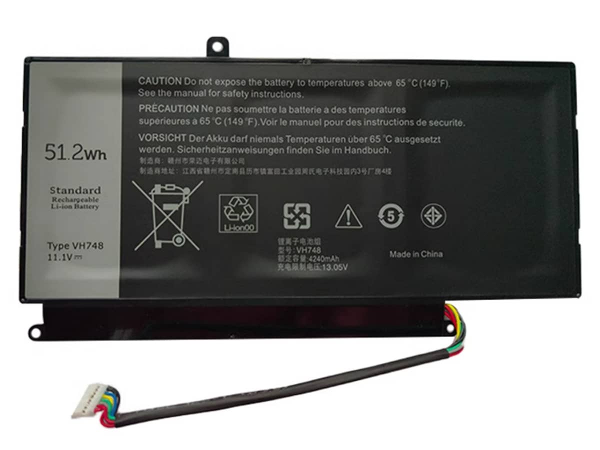 11.1V 51.2Wh Laptop Akku für Dell 0VH748