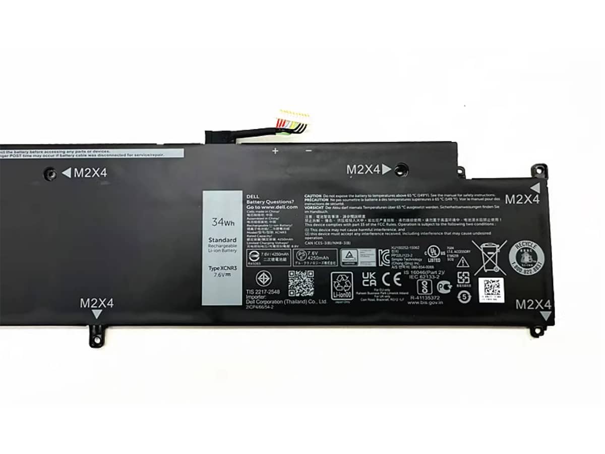 (Bild für) 7.6V 34Wh Laptop Akku für Dell 0XCNR3