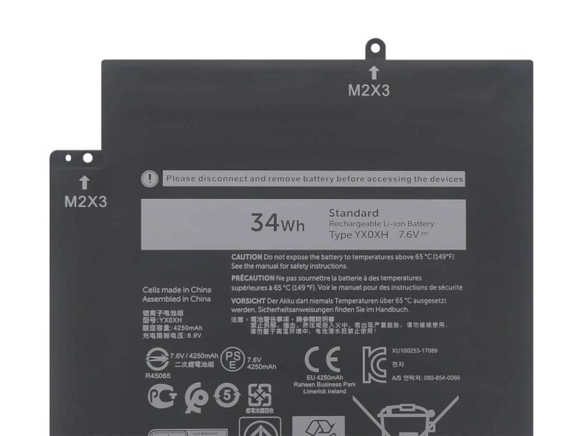 (Bild für) 7.6V 34Wh Laptop Akku für Dell 0C668F