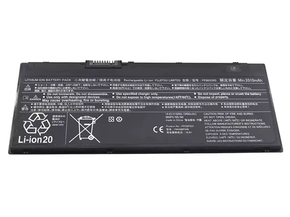 (Bild für) 14.4V 50Wh Laptop Akku für FUJITSU FMVNBP248