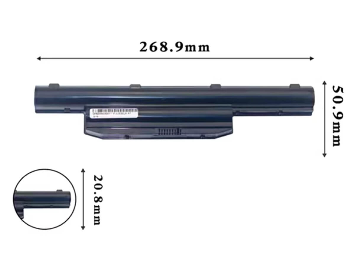 (Bild für) 10.8V 48Wh Laptop Akku für FUJITSU CP568422-01