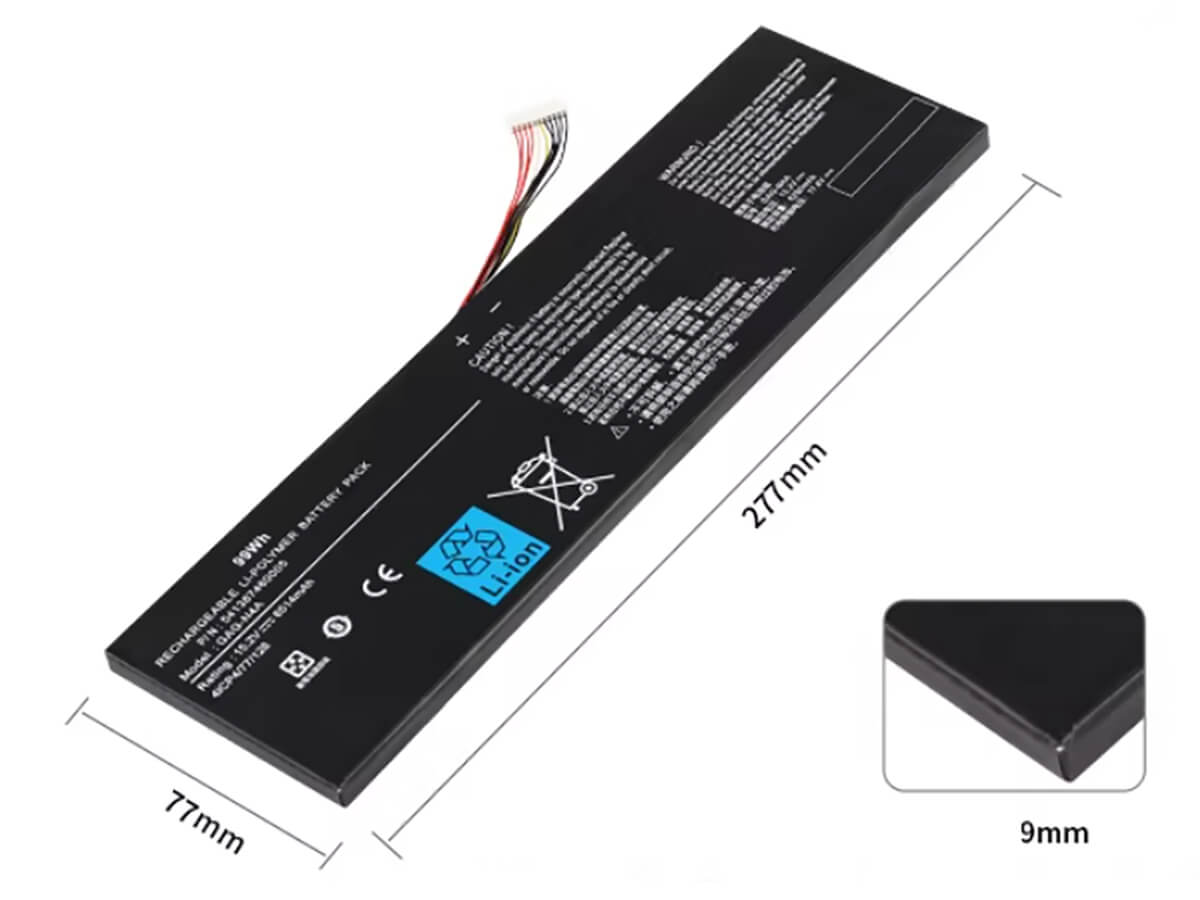 (Bild für) 15.2V 99Wh Laptop Akku für GIGABYTE 541387460005